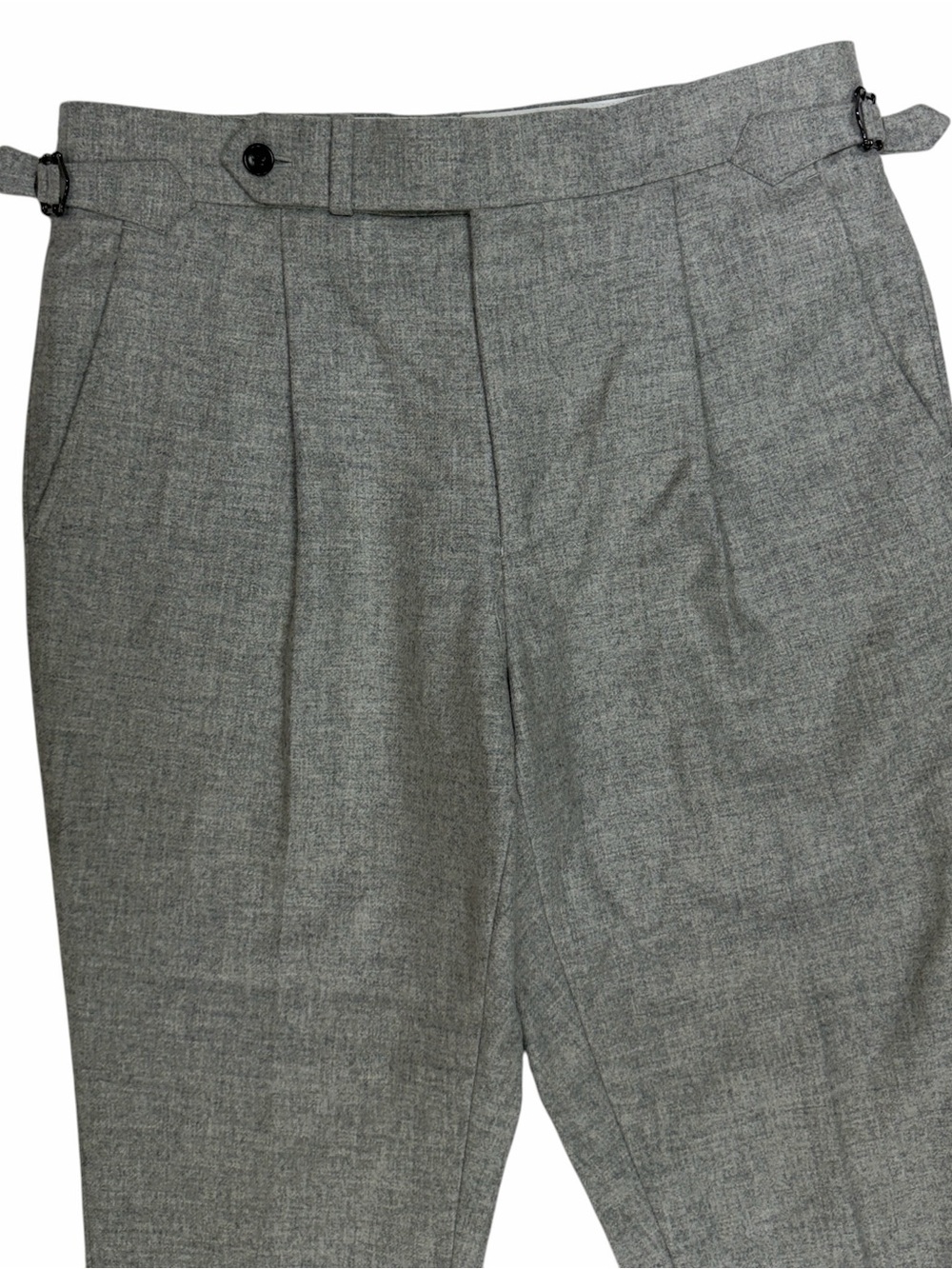 Spier & Mackay Pants Men 30 Grey Wool Cashmere Slim Trousers Contemporary Adjust